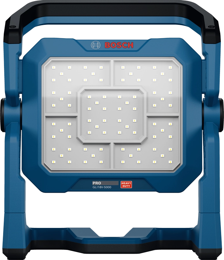Bosch GLI18V-5000 PRO – Lampada LED da Cantiere 18V, 5000 Lumen – Solo Corpo