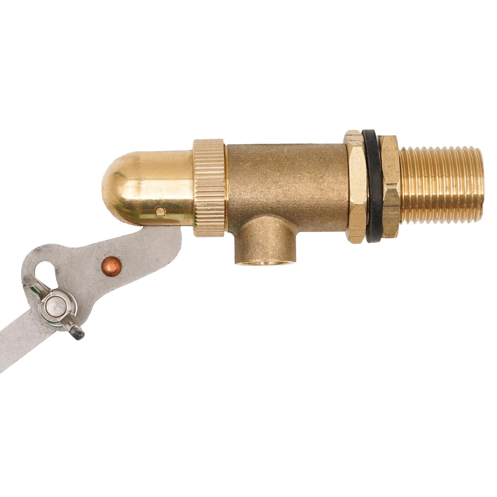 Valvola a galleggiante in ottone, automatica, per serbatoio d'acqua, diametro 1/2"