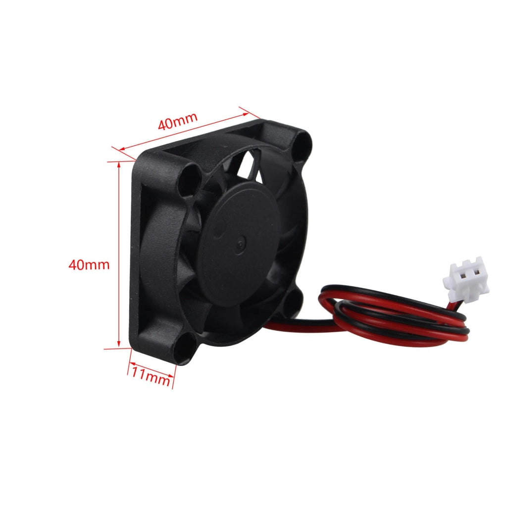 4 ventole per stampanti 3D, 12V, 4010, 40x40x10mm, ventole di raffreddamento silenziose