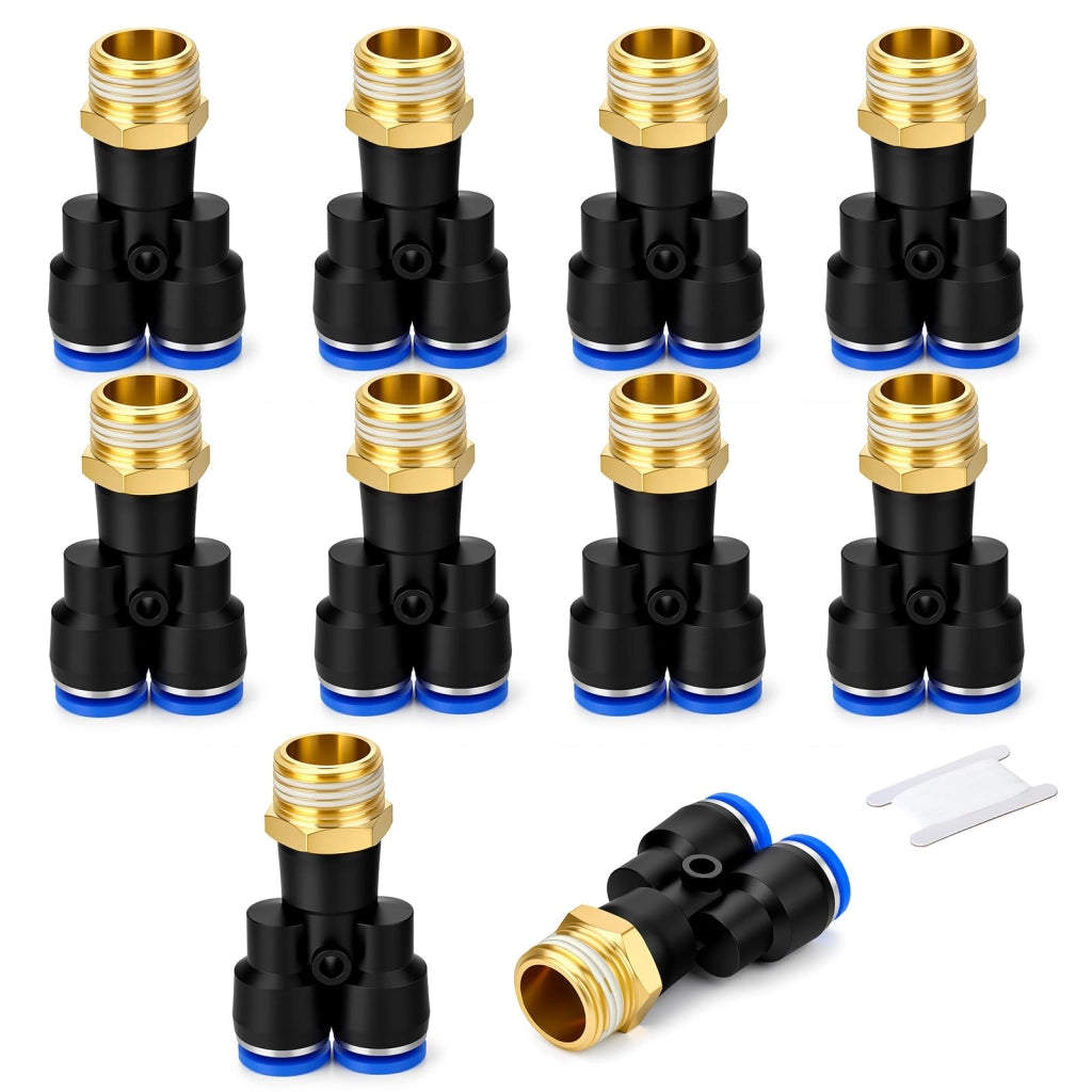 Raccordi per tubi, adattatori CL-042, confezione da 10 pezzi, dimensioni 5x10x0,5 pollici