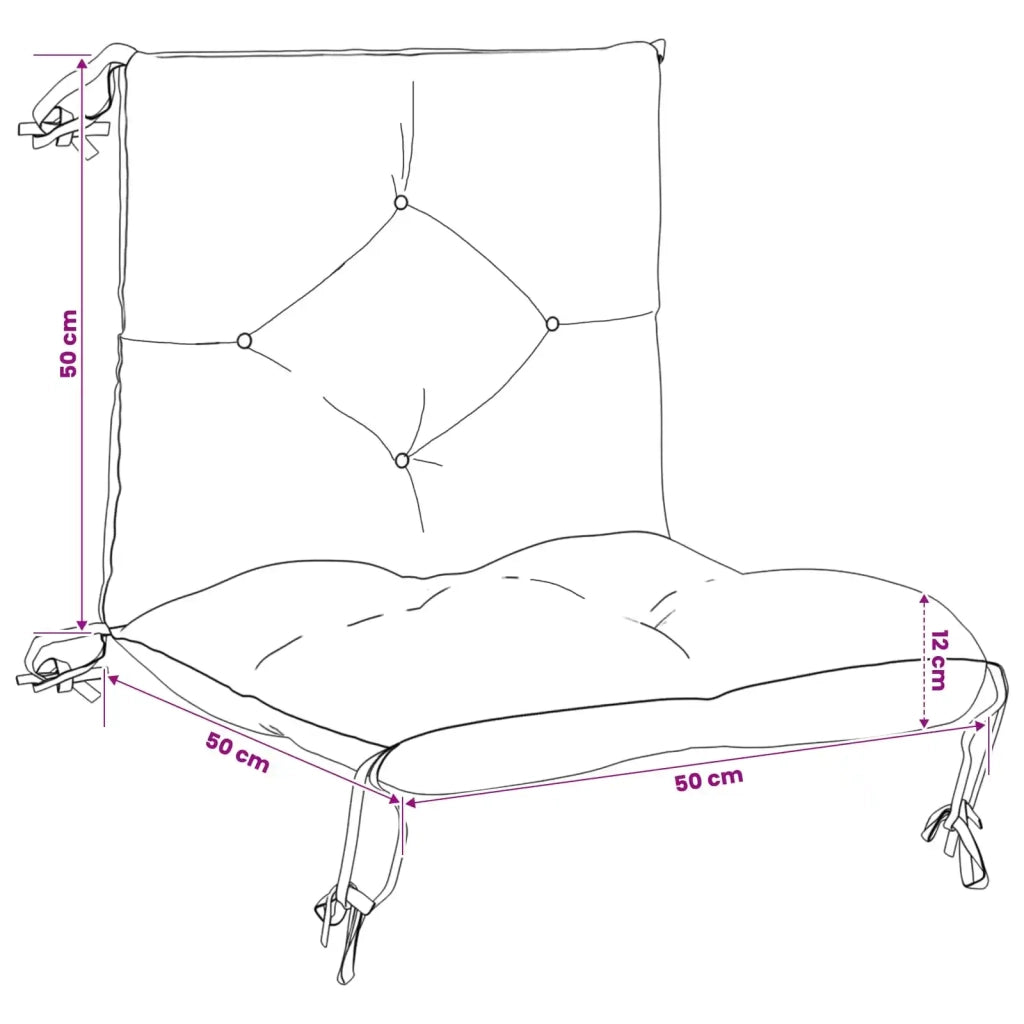 Cuscini per pallet da 6 pezzi VIANEN 6 pz 100% Poliestere 953592