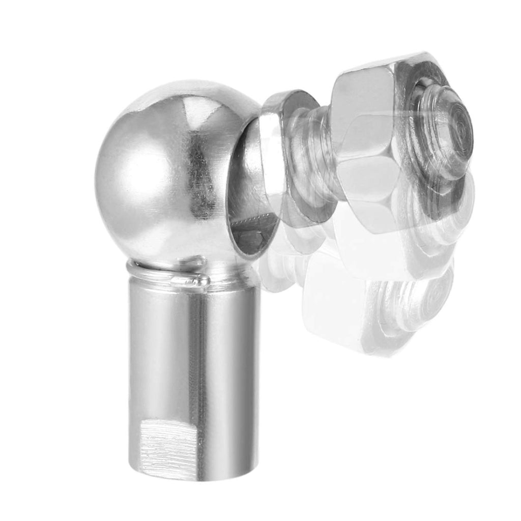 Cuscinetti a sfera con perno, modello CS10, filettatura M6x1 mm, confezione da 2 pezzi