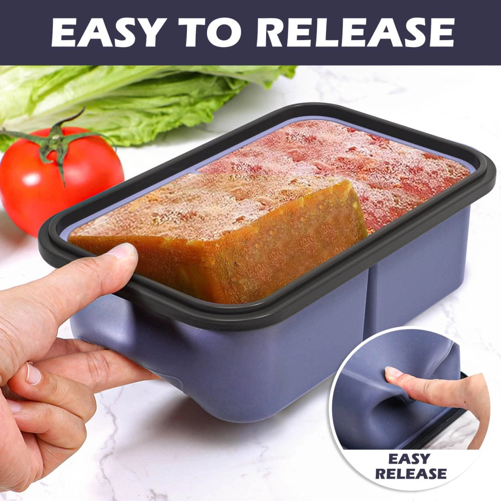 Contenitori per zuppe, confezione da 2, capacità 500 ml, in silicone