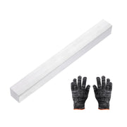 Barra piatta in alluminio 6061, 20x20x204 mm, quadrata, fresata