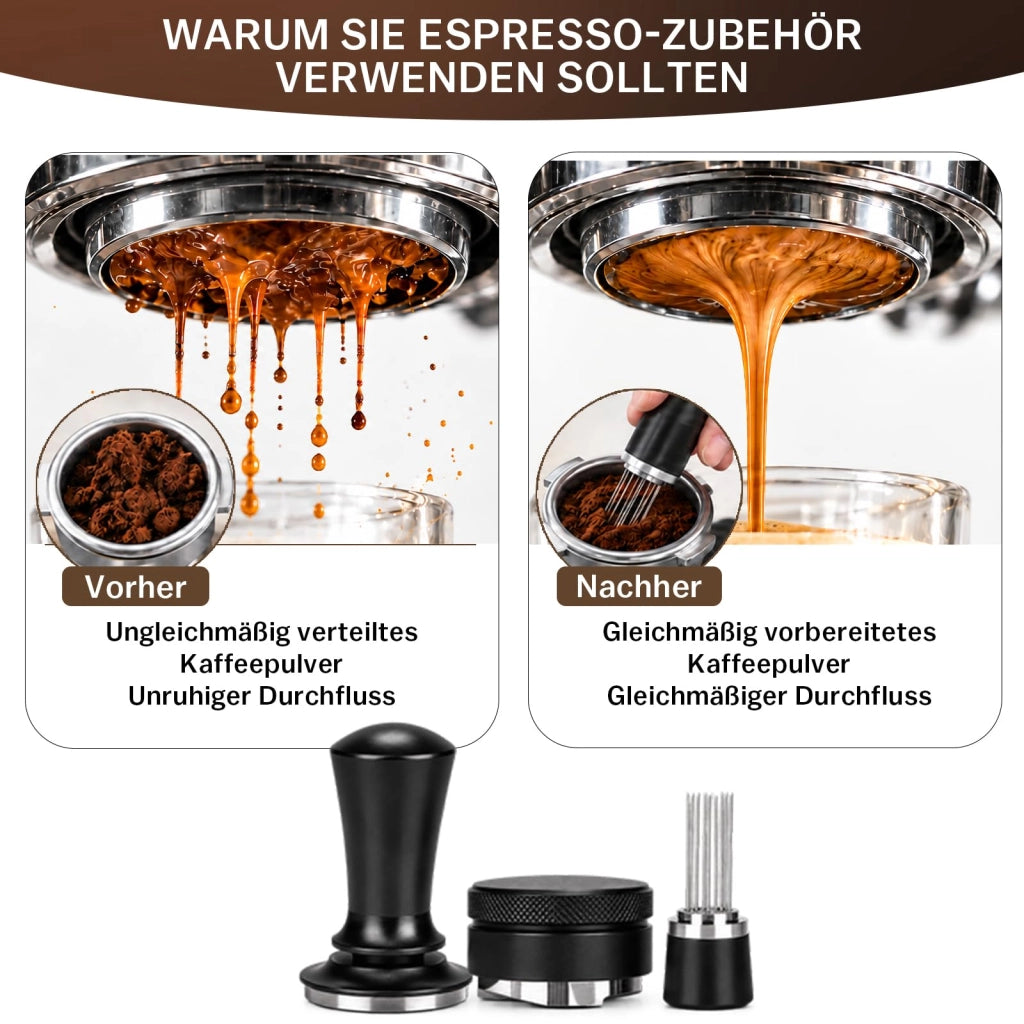 Set di macinacaffè da 51 mm per espresso, ideale per baristi