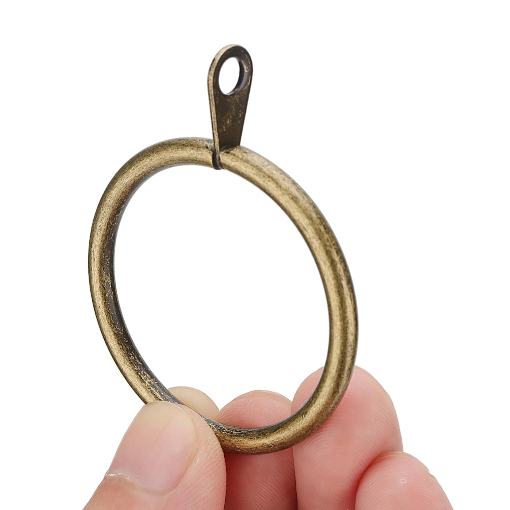 Anelli per tende in ottone, 38 mm, 100 pezzi, anelli scorrevoli