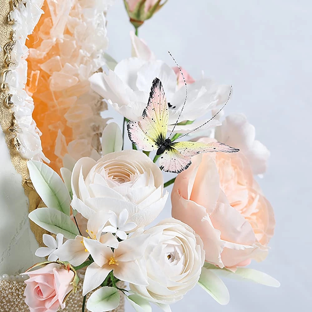 Set di 9 formine a fiore, 3 dimensioni, utensile per fondant