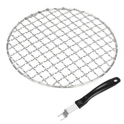 Confezione da 2 griglie di ventilazione rotonde da 16,5 cm, in acciaio inossidabile, con gancio