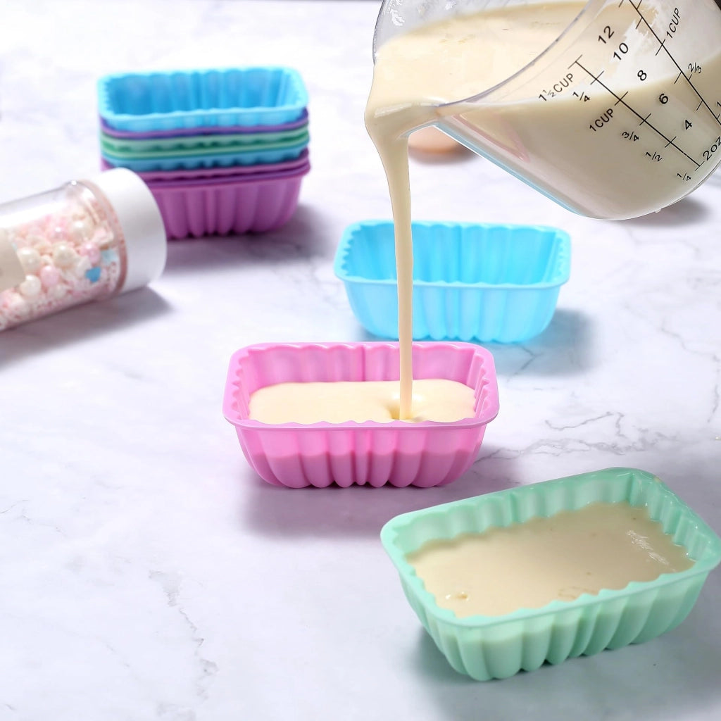Stampo in silicone per mini muffin, capacità per 12 pezzi, riutilizzabile