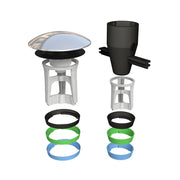 Tapparello Universale Cromato 0820OT99S7 – Tappo per Lavabo e Bidet con Dispositivo di Chiusura Universale, Ricambio per Scarichi Sanitari