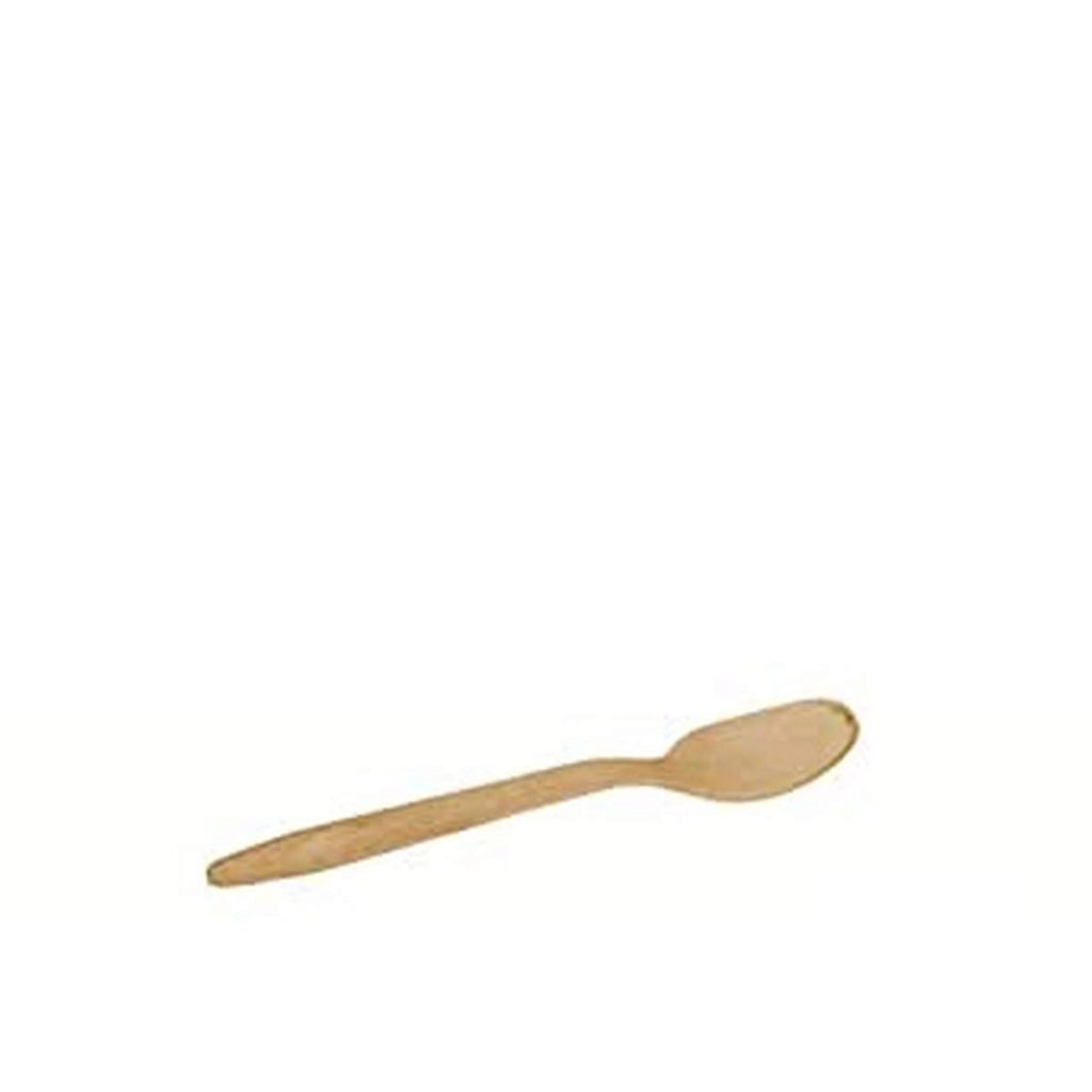 100 cucchiaini piccoli in legno di betulla, 11 cm, biodegradabili