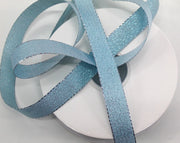Nastro in Polyester, 20 metri, 15 mm di larghezza, azzurro chiaro, ideale per decorazioni