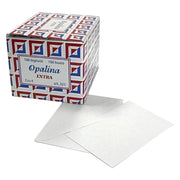 BUSTA CON BIGLIETTO mm 70 x 110 bianca - cf.100 pz