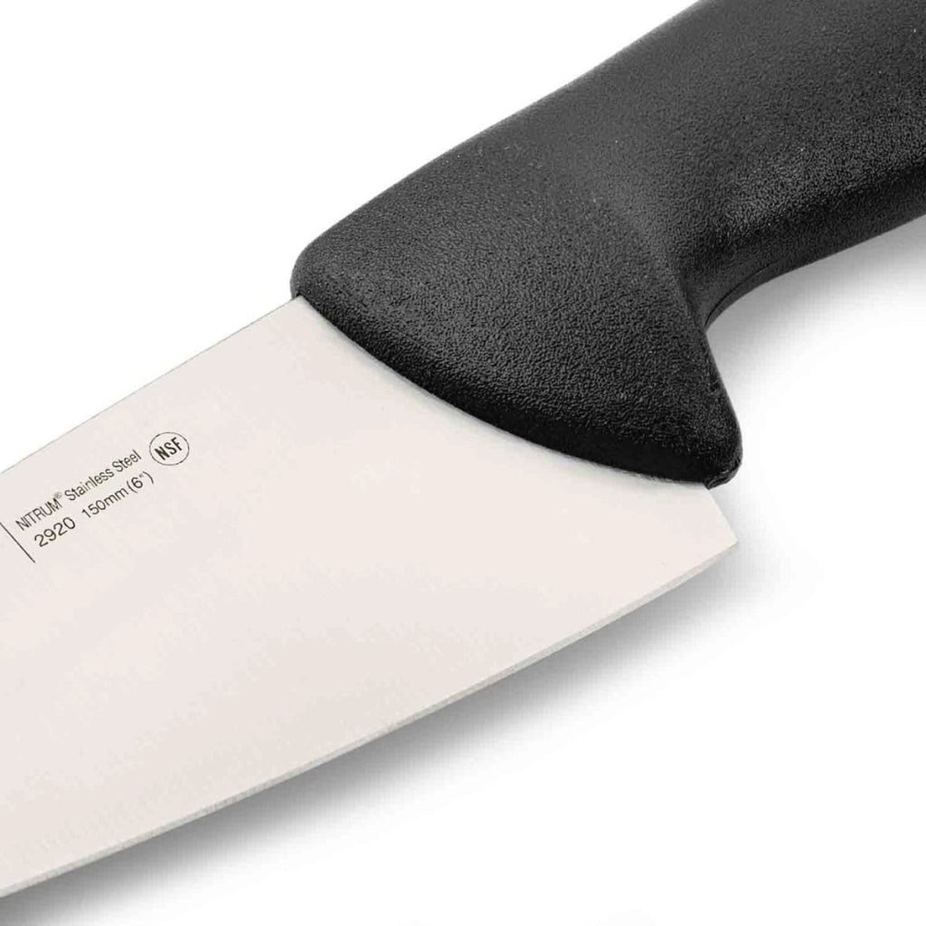 Coltello da cucina da 150 mm, acciaio inossidabile NITRUM, manico in PP nero