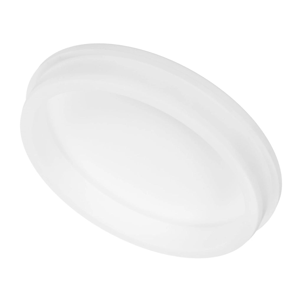 Tappo in silicone a forma di "T", 146,5 mm, per verniciatura a polvere, colore bianco