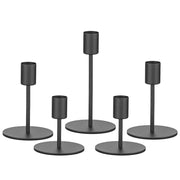 Set di portacandele, 5 pezzi, in ferro, diametro 2 cm, per Halloween