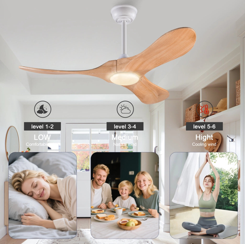 Ventilatore da soffitto 42 pollici con luce e telecomando