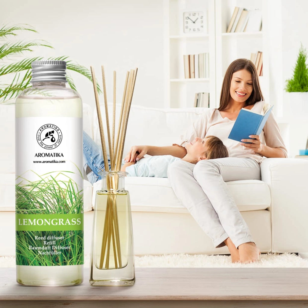 Ricarica profumatore d'ambiente Lemongrass & Cocco, 400 ml (2 flaconi da 200 ml)