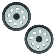 2 pezzi tampone di supporto per mola da 125 mm a 8 fori, compatibile con levigatrici orbitali DeWalt