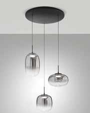 Lampada a Sospensione Brio LED 21W Grigio Chiaro - Fabas Luce