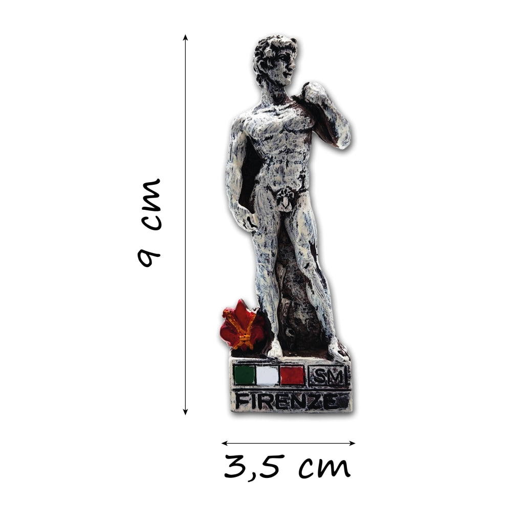 Magnete 3D Firenze – David di Michelangelo, 7 x 5,5 cm