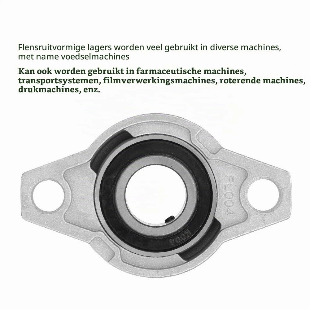 Alloggiamento per cuscinetti autolivellante, 20 mm, in lega di zinco-alluminio, regolabile