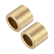 Boccole di guida, dimensioni 16x20x12 mm, in ottone, color oro, confezione da 2 pezzi