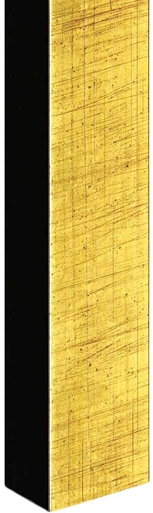 Ritratto di "Richard Wagner" di Lenbach, dimensioni 30x30 cm, cornice dorata