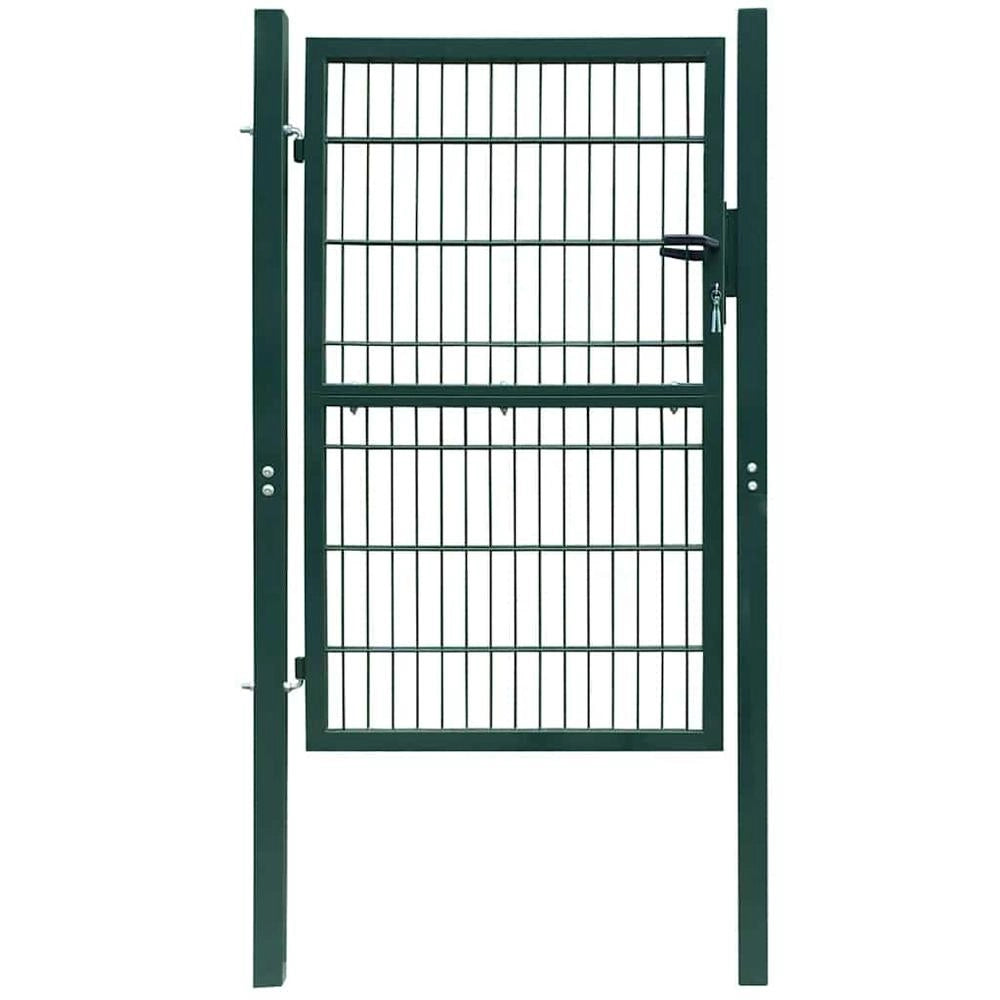 Cancello per Recinzione 2D (Singolo) Verde 100x120 cm