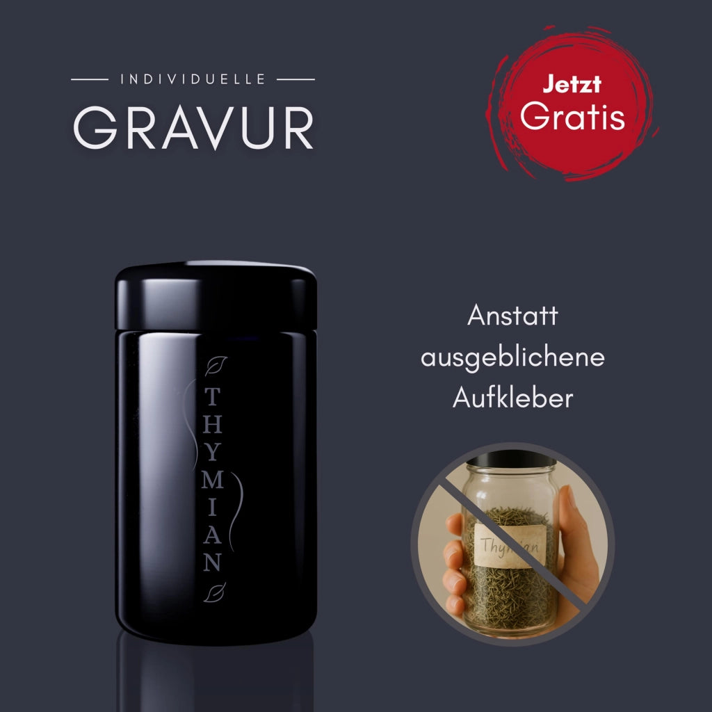 Barattolo per alimenti da 150 ml, color viola, ermetico, ideale per spezie ed erbe aromatiche