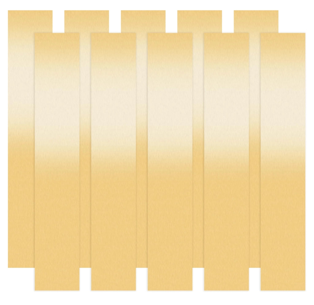 Spessore in ottone, Stok, 150 x 25 x 0,05 mm, 1 pezzo
