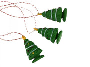 3 decorazioni per albero di Natale, colorate, in plastica, diametro 48 mm