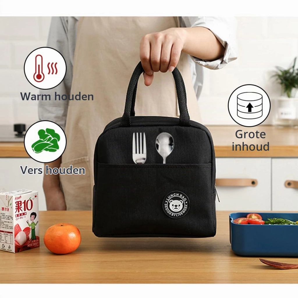 Borsa termica per il pranzo, capacità 6 litri, impermeabile, a prova di perdite, ideale per il lavoro e la scuola