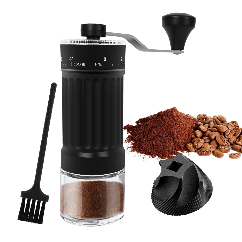 Macinino da caffè manuale, 40 livelli di macinatura, capacità di 30 grammi, macinino in Vetroceramica, portatile