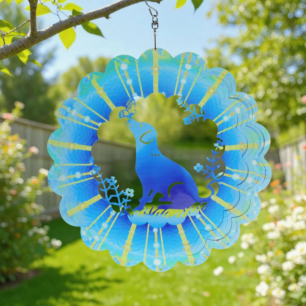 "3D-Windspinner, Arcobaleno, 30 cm, da appendere, per interni ed esterni."