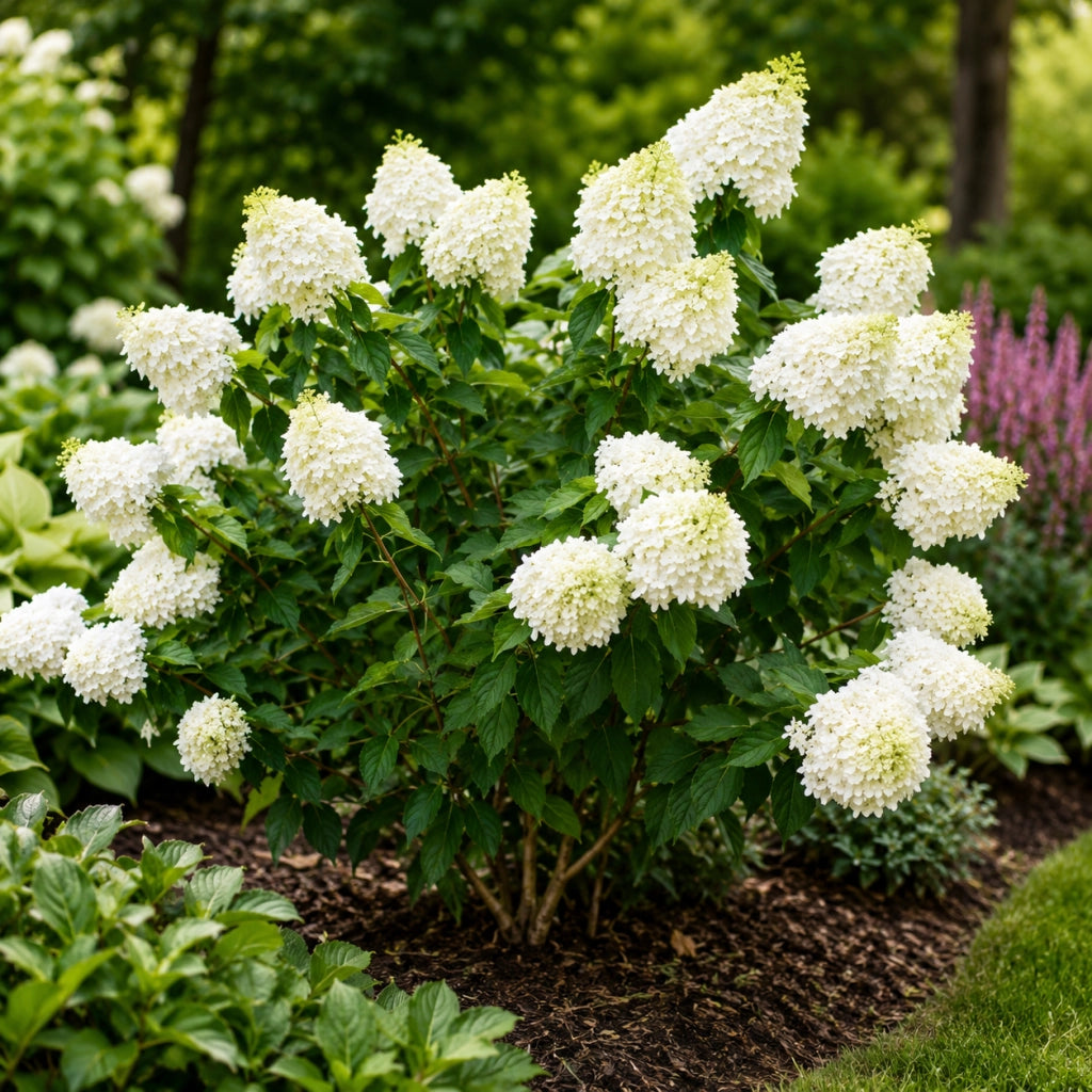 Gardenaria Ortensia - Hydrangea Paniculata 'Polar Bear' - Pianta acidofila ornamentale da esterno Altezza: 40/50 cm (vaso19)