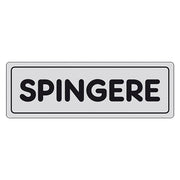 ETICHETTA SEGNALETICA SPINGERE