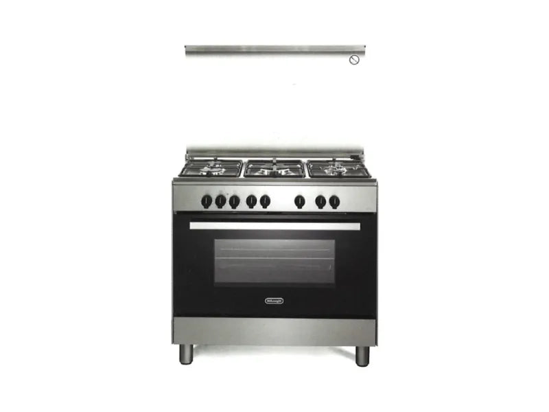 Cucina DeLonghi DEMX 96 SG 90 cm gas 5 fuochi forno elettrico 83 L