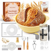 Set di fermentazione da 11 pezzi (beige) – Kit per la panificazione per principianti