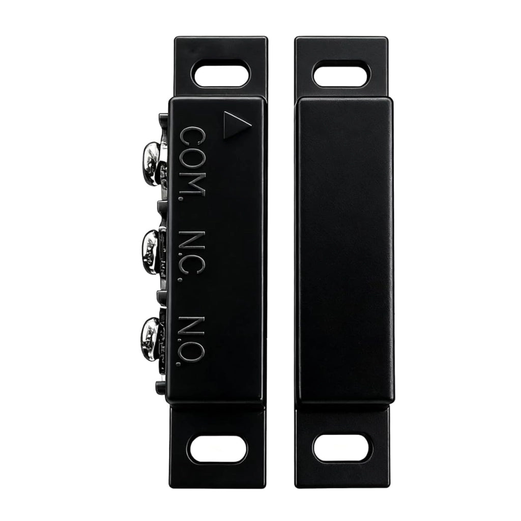 Interruttore magnetico per porte, a contatto normalmente aperto/chiuso, 12-100V, nero
