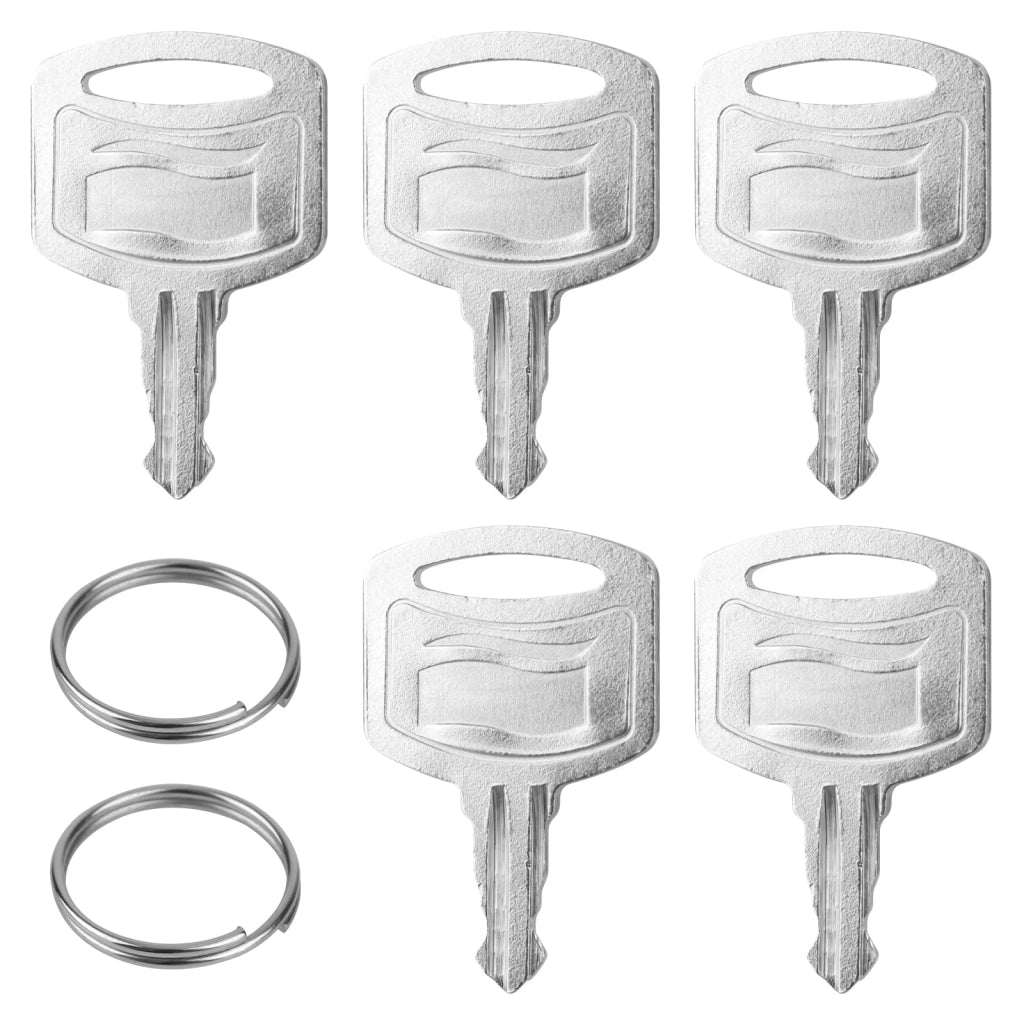 Set di 5 chiavi per distributori di carta igienica, compatibili con i modelli Tork SCA 1100, in metallo, colore argento