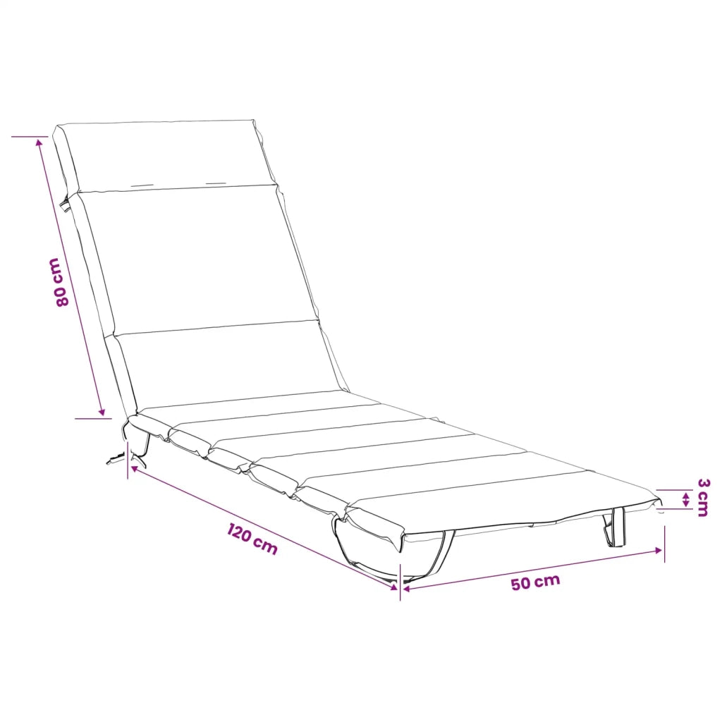 Cuscino per Lettino GEMERT 100% Poliestere Beige 948455
