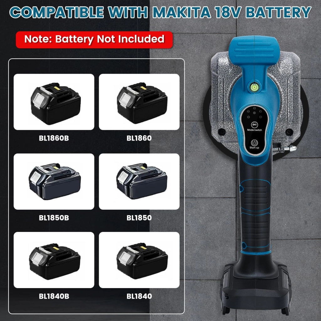 Vibratore per piastrelle, dispositivo vibrante per piastrelle adsorbenti, colore blu