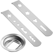 Accessorio per macinacarne per preparare dolci, in acciaio inossidabile, pressa per biscotti, 1 pezzo