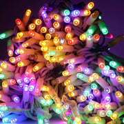 Catena luminosa a LED, 30 metri, 300 LED, multicolore, per interni ed esterni