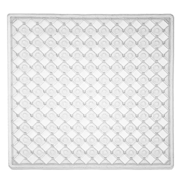 Tappeto doccia Enigma trasparente glitter antiscivolo con ventose 50 × 50 cm