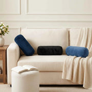 Federa 2 pz HEERLEN Blu navy Diam. 15 x 40 cm Flanella 923425