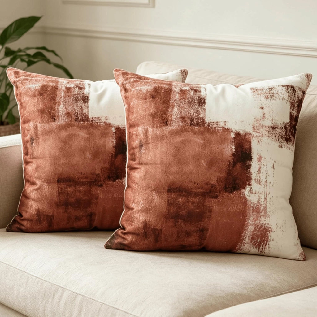 Coperte per cuscini, 40x40 cm, set da 2, design astratto, motivo: ali