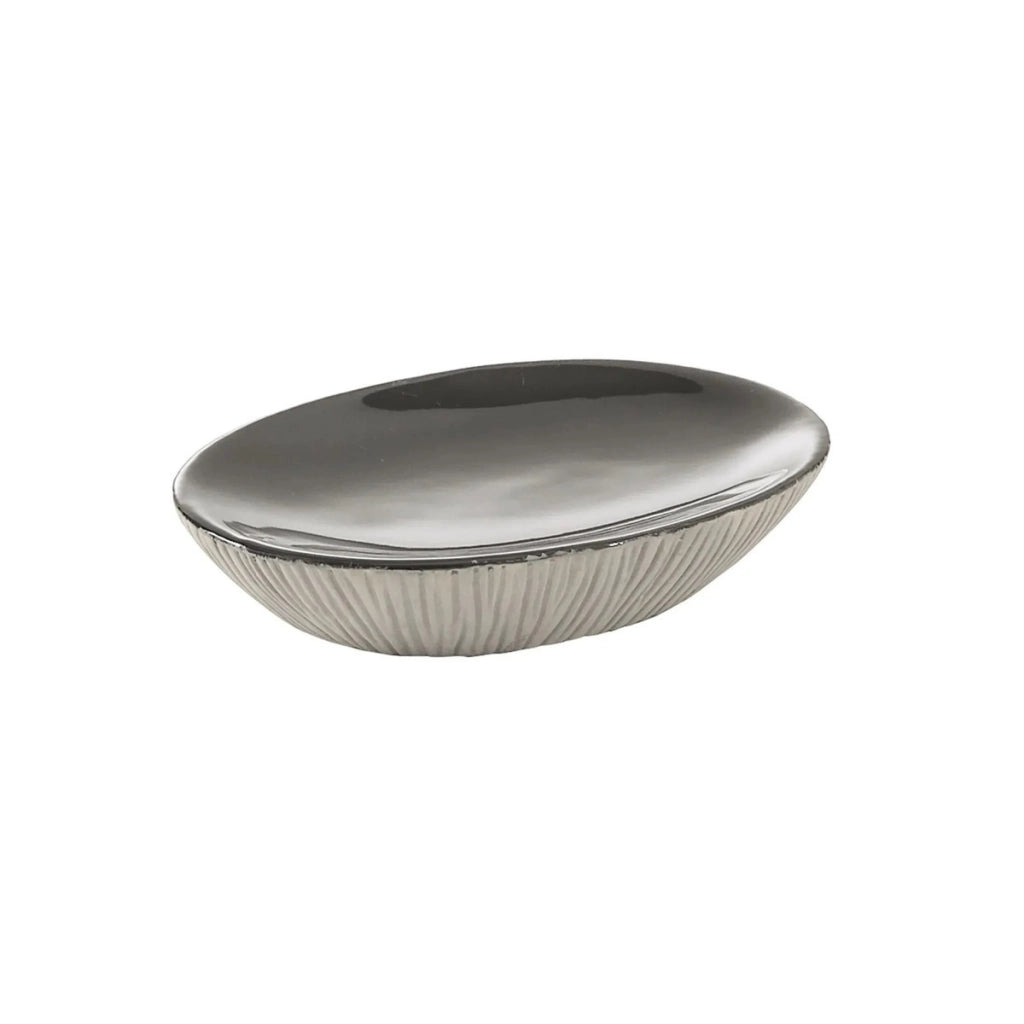 Porta sapone grigio Naomi