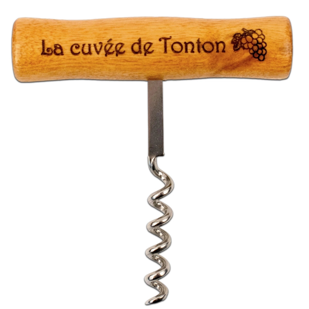 Set di 4 tappi per bottiglie da rugby, in legno e sughero, color marrone